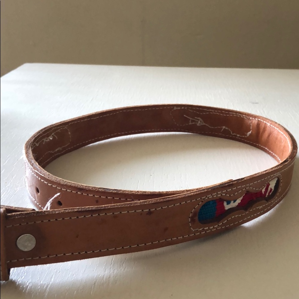 Leather belt from Guatemala